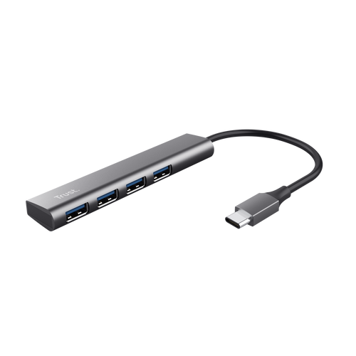 Trust Halyx 24948 USB-C hub with four USB-A ports